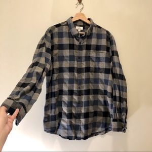 Ultra Soft, Oversized, Blue Grey, 100% Cotton Croft and Barrow Plaid Flannel!!!